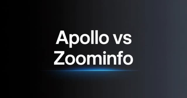 Apollo vs ZoomInfo: B2B Data Platform Comparison [2026]